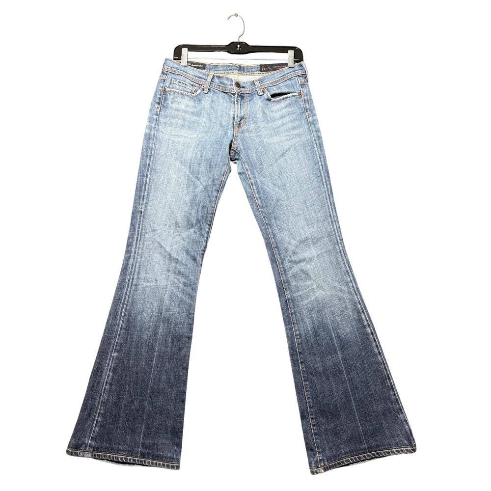 Citizens of Humanity‎ Ingrid Flare Jeans Women 28 Blue Low Waist Stretch